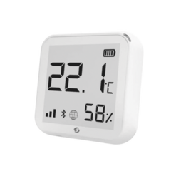 SHELLY Sensor Inteligente de Humedad y Temperatura con pantalla de 2 colores / WIFI / Residencial / Nube P2P y lectura local/ Nest / Alexa MOD: SHELLYPLUSHT