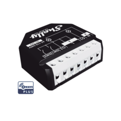 SHELLY Relevador inalámbrico inteligente 16A, 110-230 V, compatible con HUB Zwave, HC8 hubitat y otros SHELLYQZ2PM