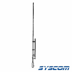 SYSCOM Antena Base VHF, Omnidireccional, Rango de Frecuencia 138 - 174 MHz. MOD: SJ-POLE