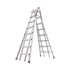 Little Giant Ladder Systems Escalera telescópica en "A" de 4.5 metros de aluminio. MOD: SKYCRAPER-15C