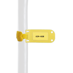 PANDUIT Paquete de 25 Marcadores de Identificación Autolaminados, de 33.3 x 76.2 mm, Uso Interior/Exterior, Color Amarillo MOD: SLCT-YL