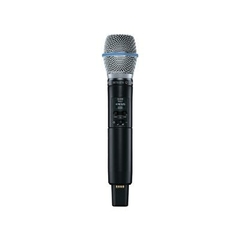 Shure SLXD2/B87A-G58 - Transmisor de Mano Inalámbrico Digital con Cápsula BETA87-A - Potente y de alta calidad sonora - Ideal para profesionales de audio
