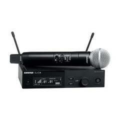 Shure SLXD24/SM58-G58 Sistema Inalámbrico Digital con Micrófono para Voz Cápsula SM58 - Potente y Confiable, Ideal para Presentaciones y Actuaciones en Vivo