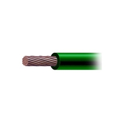 INDIANA Cable de Cobre Recubierto THW-LS Calibre 6 AWG 19 Hilos Color Verde (Venta por Metro) MOD: SLY-291-GRN