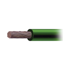INDIANA Cable de Cobre Recubierto THW-LS Calibre 4 AWG 19 Hilos Color Verde (500 Metros) MOD: SLY-287-GRN/500
