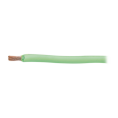 INDIANA (SLLU19) Cable 8 awg color verde,Conductor de cobre suave cableado. Aislamiento de PVC, autoextinguible. (Venta por Metro) SLY-296-GRN