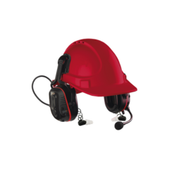 SENSEAR Los únicos Protectores auditivos (intrínsecamente seguro) con doble protección de ruido con casco con comunicación incorporada MOD: SM1PHWISDP01