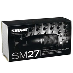Shure SM27-SC Micrófono condensador para estudio de grabación - Alta sensibilidad y claridad en la grabación - Patrón de captación cardioide y atenuador de graves ajustable on internet