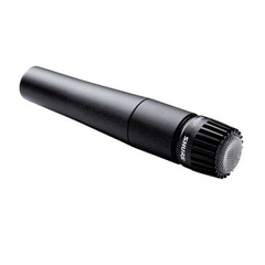 Shure SM57-LC Micrófono dinámico para instrumento - Modelo Shure, Ideal para Grabación y en vivo, Respuesta de frecuencia suave y amplia