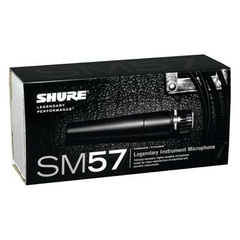 Shure SM57-LC Micrófono dinámico para instrumento - Modelo Shure, Ideal para Grabación y en vivo, Respuesta de frecuencia suave y amplia - tienda en línea