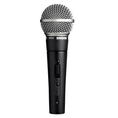 Shure SM58S Micrófono Dinámico con Interruptor - Excelente para Voces en Vivo - Resistente y de Alta Calidad