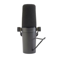 Shure SM7B Micrófono dinámico para estudio de grabación - Alta calidad con impedancia balanceada y filtro antipop incorporado.