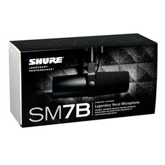 Shure SM7B Micrófono dinámico para estudio de grabación - Alta calidad con impedancia balanceada y filtro antipop incorporado. - buy online