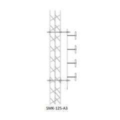 SINCLAIR Montaje Lateral Ajustable en Kit para mástil de Antenas Dipolo a 91 cm de Distancia-Torre. SMK-125-A3