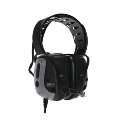 SENSEAR Protector auditivo IS de diadema rígida sobre la cabeza con cable integrado para MOTOROLA MOTOTRBO™ SLIM, MOTOROLA TETRA MOD: SMR1-ISB1-M11