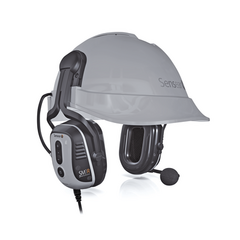 SENSEAR Protector auditivo IS con montaje en casco y con cable integrado para Motorola MOTOTRBO™ slim, Motorola Tetra. MOD: SMR1-ISH1-M11