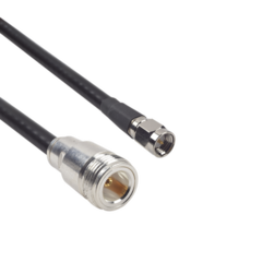 EPCOM INDUSTRIAL Cable LMR-240UF (Ultra Flex) de 60 cm con conectores N Hembra y SMA Macho. MOD: SNH-240UF-SMA-60