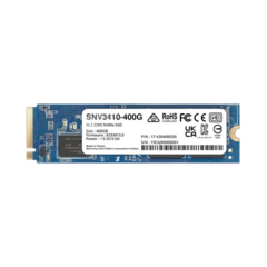 SYNOLOGY SSD 400GB NVMe M.2 2280, diseñada para Synology NAS con ranuras M.2 integradas MOD: SNV3410400G - buy online