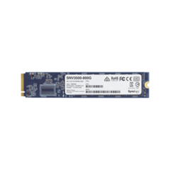 SYNOLOGY SSD 800GB NVMe M.2 22110, diseñada para Synology NAS con ranuras M.2 integradas MOD: SNV3500800G