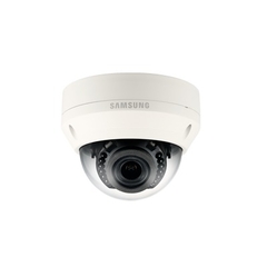 Hanwha Techwin Wisenet Cámara Tipo Domo Antivandálico 1.3MP / Lente Varifocal 2.8-12mm / IR 20M / dWDR / Exterior IP66 MOD: SNV-L5083R