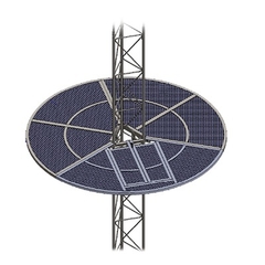 SYSCOM TOWERS Sistema Antiescala tipo Sombrilla para Torre STZ45. MOD: SOM-45