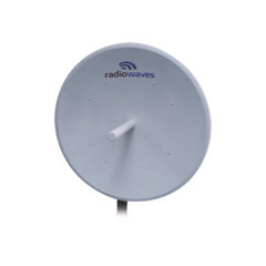 RADIOWAVES Antena direccional, Dimensiones (4 ft), 4.4 - 5 GHz, 2 Conectores N-hembra, Ganancia 33dBi, Montaje incluido MOD: SPD4-4.7NS