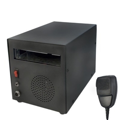 SYSCOM Kit para Estación Base SYSCOM, incluye fuente de poder, gabinete (G051), micrófono y bocina MOD: SPS-80