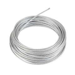 SYSCOM Cable de retenida 5/16", 3632 kg de resistencia (Retazo de 10 metros). MOD: SRET516*10MTS