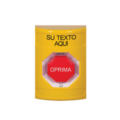 STI Botón de Texto Personalizado en Español, Girar para restablecer MOD: SS2-209-ZA-ES