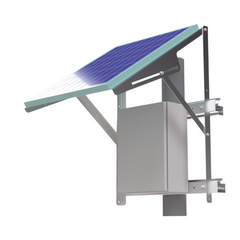 EPCOM INDUSTRIAL Montaje de Panel Solar para Poste Compatible con PRO-5012 + Gabinetes PST253015A/ PST304020A/ PST404020A/ EIPC404025/ EIPCB404030﻿ (No incluidos). MOD: SS-PBL-50