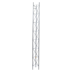 SYSCOM TOWERS Tramo de Torre Arriostrada de 3m x 30cm, Galvanizado por Electrólisis, Hasta 30 m de Elevación. Zonas Secas. STZ-30