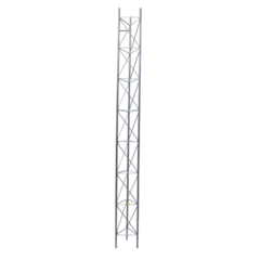 SYSCOM TOWERS Tramo de Torre Arriostrada de 3m x 30cm, Galvanizado por Inmersión, Hasta 30 m de Elevación. Zonas Húmedas. MOD: STZ-30G