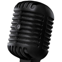 Shure SUPER 55-BLK Micrófono dinámico para voz DELUXE edición limitada PITCH BLACK - Diseño vintage y tono excepcional - Ideal para vocalistas y presentaciones en vivo. - La Mejor Opcion by Creative Planet