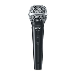 Shure SV100 - Micrófono Dinámico para Voces con Cable XLR-Plug Jack 6.3mm - Ideal para Presentaciones y Karaoke