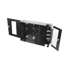 SIEMON Caja de conexión de fibra óptica, para montaje en pared, hasta 192 puertos LC o SC ( Acepta 8 placas Acopladoras), color negro MOD: SWIC3G-E-AA-01