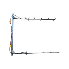 SINCLAIR Antena Yagi Doble Direcional de 7 elementos, 403-430 MHz, 12.5 dB, 27 MHz, 250 Watt, N Macho. MOD: SY3072-SF1SNM