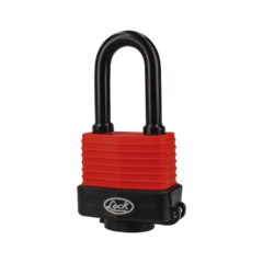 LOCK Candado Impermeable con Llave Estándar /Arco Largo de 46 mm/ Nivel de Seguridad 4 / Línea Comercial. MOD: SYS-C25-L40