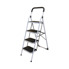 SURTEK Escalera Plegable Tipo Taburete de Acero de 1.37 m. SYS-ETT-4