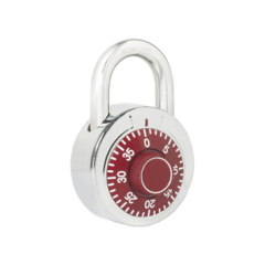 LOCK Candado de Combinación / Medida 50 mm/ Nivel de Seguridad 3 / Combinación de Disco / Color Rojo. MOD: SYS-L26-S50-RJB
