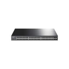 TP-LINK Smart Switch JetStream PoE+ administrable Capa 2, 48 puertos 10/100/1000 Mbps + 4 puertos SFP 384 W MOD: T1600G-52PS