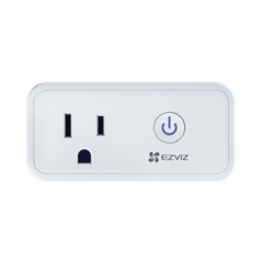 EZVIZ Enchufe Inteligente / Wi-Fi / Control a través de la Aplicación EZVIZ / Permite Conocer el Consumo De Sus Dispositivos Conectados / Personalizar Horarios / Soporta Asistente de Voz de Google y Alexa MOD: T30-B