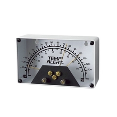 WINLAND ELECTRONICS Detector analógico de temperatura ajuste de alarma por alta y baja temperatura MOD: TA-1