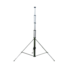 SYSCOM TOWERS Mástil Telescópico Retraible Manual de 9 metros con Accesorios. Incluye Tripie. MOD: TELE-MAST-M9