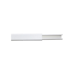 THORSMAN Canaleta color blanco de PVC auto extinguible, de una via, 12 x 8 tramo 2m. (5001-01253) MOD: TMK-0812