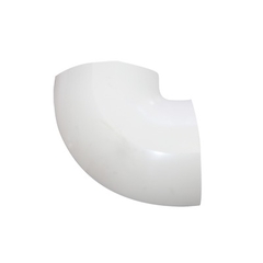 THORSMAN Sección en "L" color blanco de PVC auto extinguible, para canaleta DMC4FT (9430-02001) MOD: DMC-4FT-L
