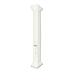 THORSMAN Pole Blanco de 3m para instalaciones eléctricas, voz y datos, No incluye accesorios, se venden por separado los modelos TEK100DUPLEX( accesorios de fijacion y contacto duplex) y TEK100UNI ( soporte y tapa universal) (13000-01000) MOD: TH-P-3M