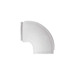 THORSMAN Curva horizontal color blanco para canaleta THR40 MOD: THR40-CHO