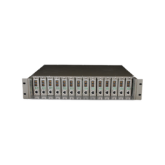TP-LINK Chasis para montaje en rack de 14 bahías para convertidores de medios, con soporte para fuente redundante V 3.0 MOD: TL-MC1400