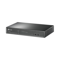 TP-LINK Switch PoE no Administrable de escritorio 8 puertos 10/100 Mbps, 4 puertos PoE, 41 W, modo extensor PoE hasta 250 metros. MOD: TLSF1008LP