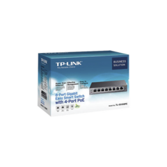 TP-LINK Easy Smart Switch PoE JetStream , 8 puertos 10/100/1000 Mbps 55 W MOD: TL-SG108PE